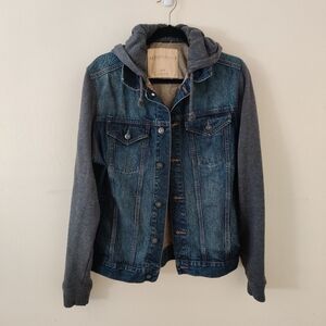 Aeropostale Jean & Knit Hoodie Jacket